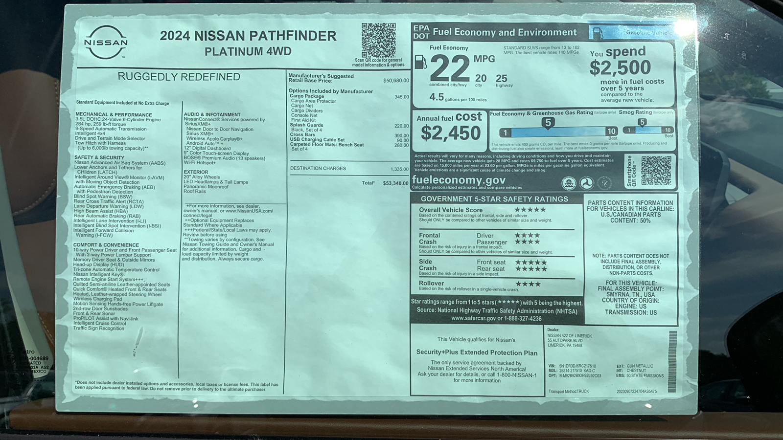 2024 Nissan Pathfinder Platinum 11
