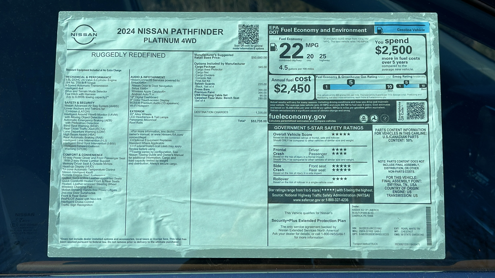 2024 Nissan Pathfinder Platinum 13