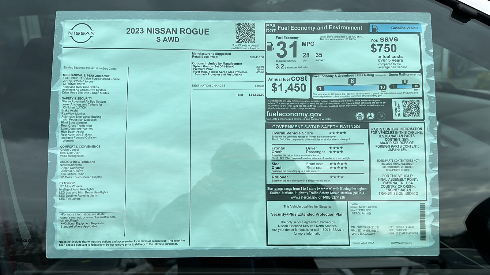 2023 Nissan Rogue S 11