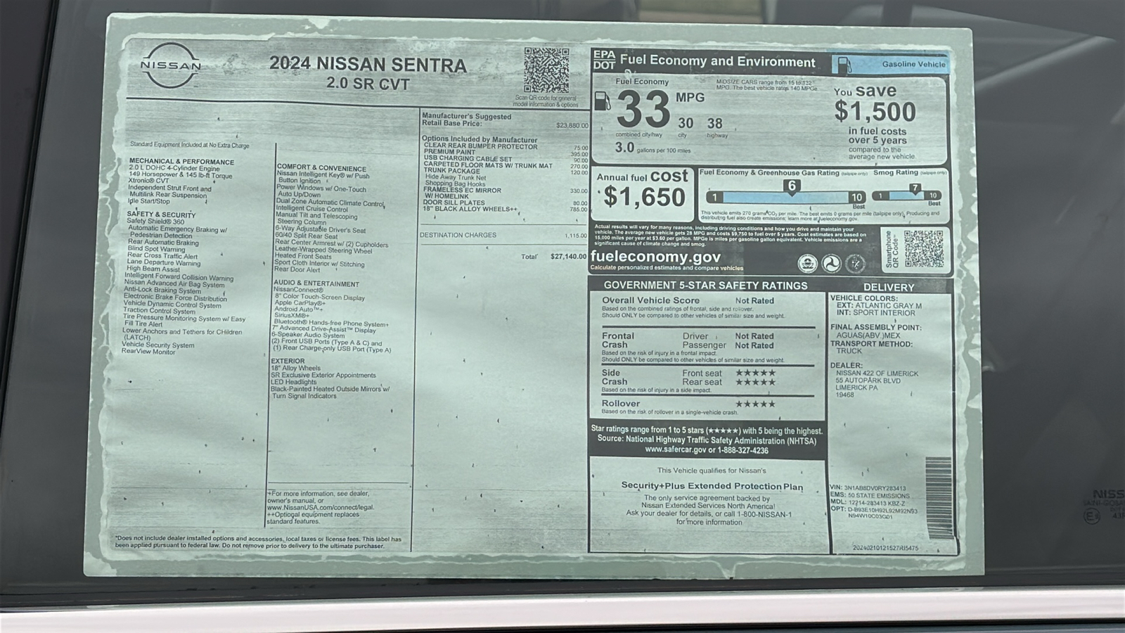 2024 Nissan Sentra SR 11