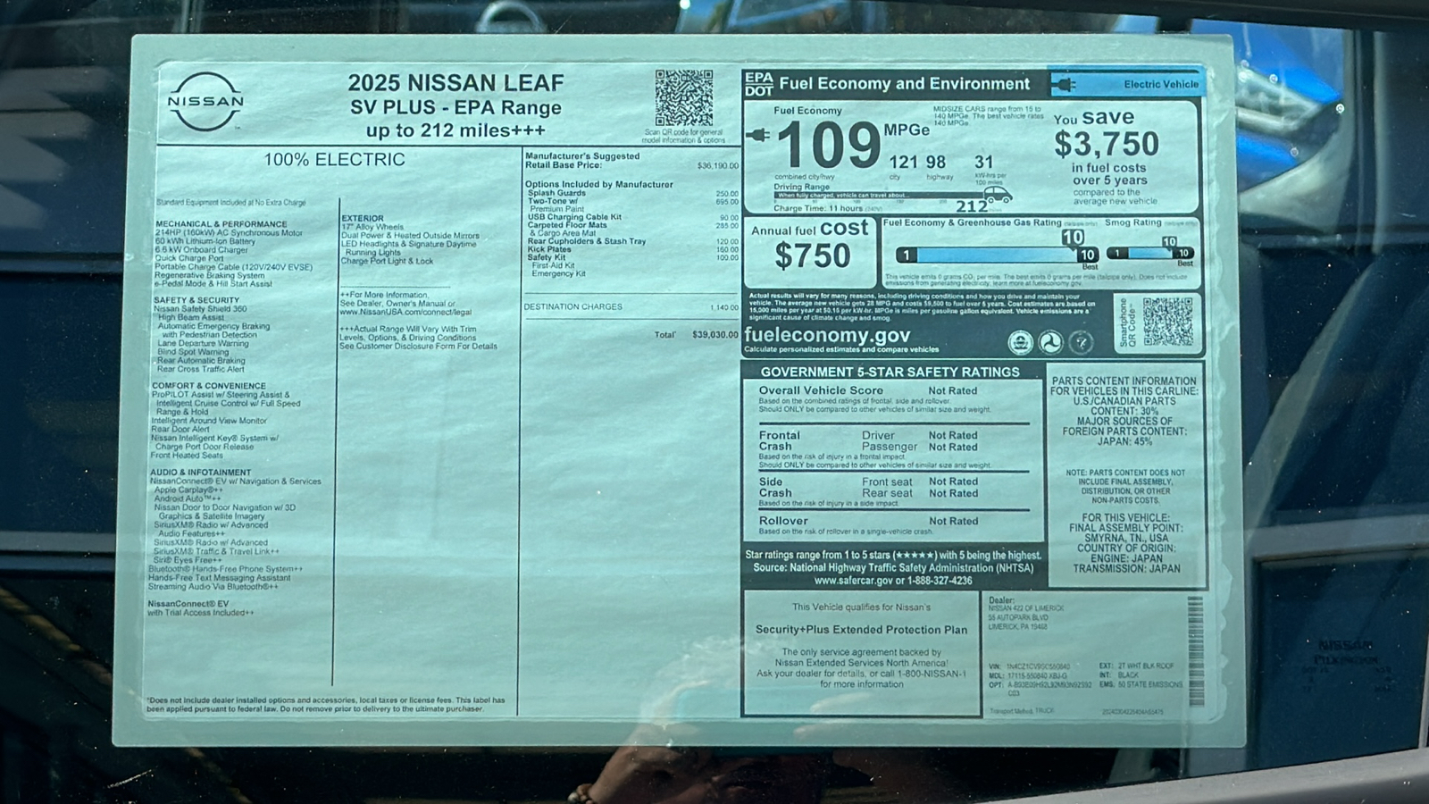 2025 Nissan LEAF SV PLUS 11