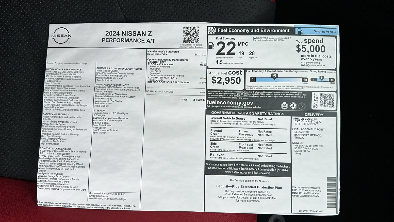 2024 Nissan Z Performance 13