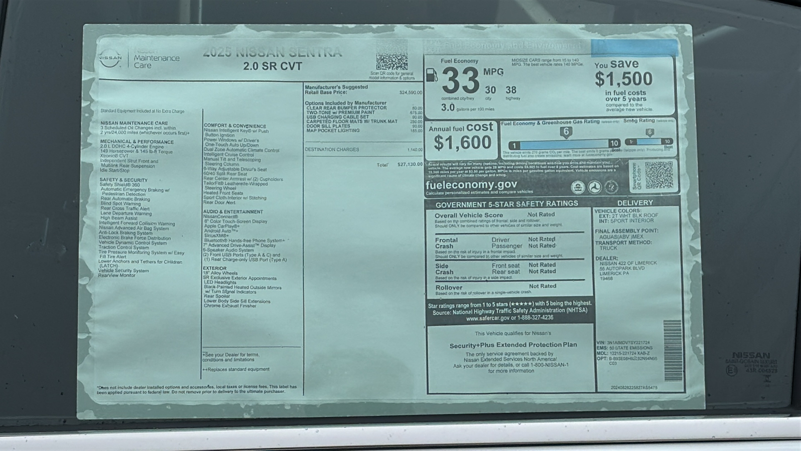 2025 Nissan Sentra SR 11