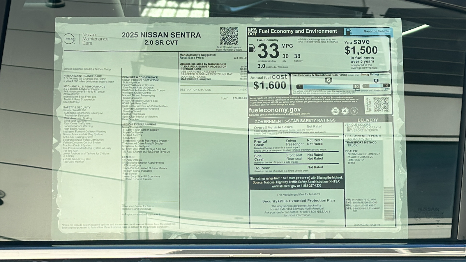 2025 Nissan Sentra SR 11