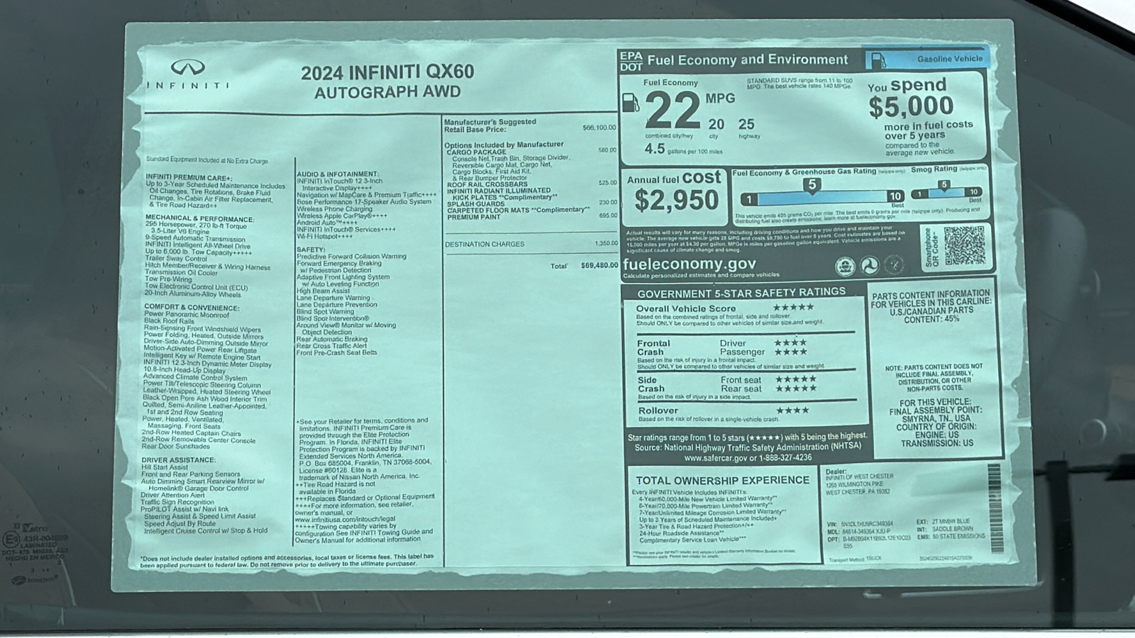 2024 INFINITI QX60 AUTOGRAPH 13