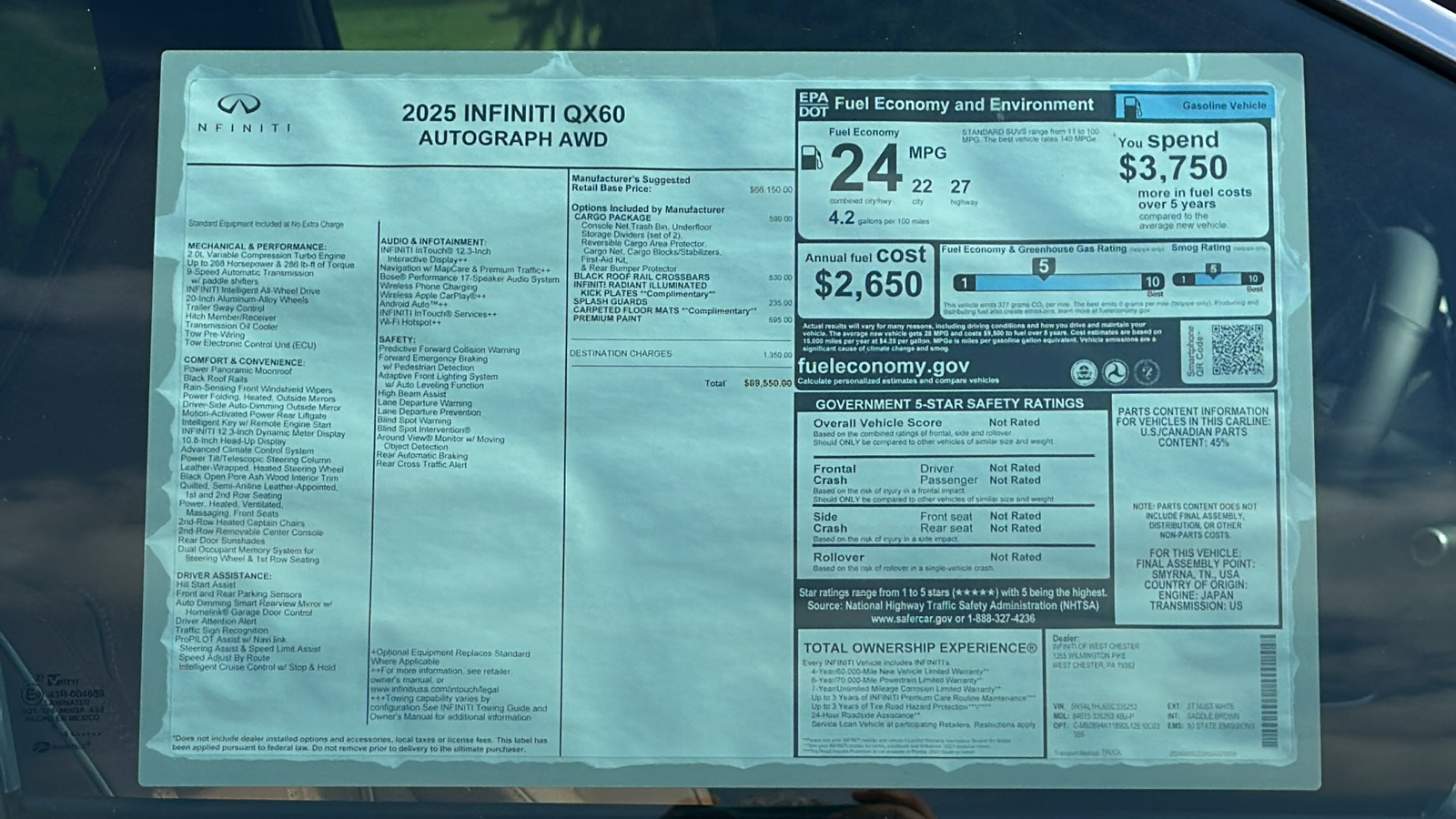 2025 INFINITI QX60 AUTOGRAPH 13