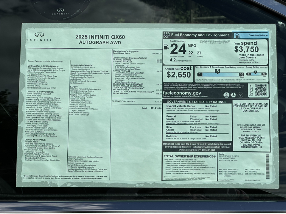 2025 INFINITI QX60 AUTOGRAPH 13