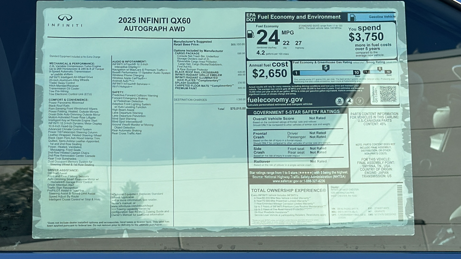 2025 INFINITI QX60 AUTOGRAPH 13