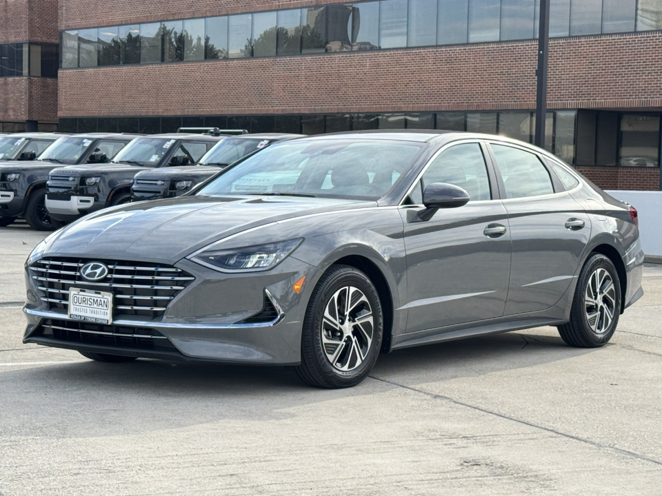 2022 Hyundai Sonata Hybrid Blue 34