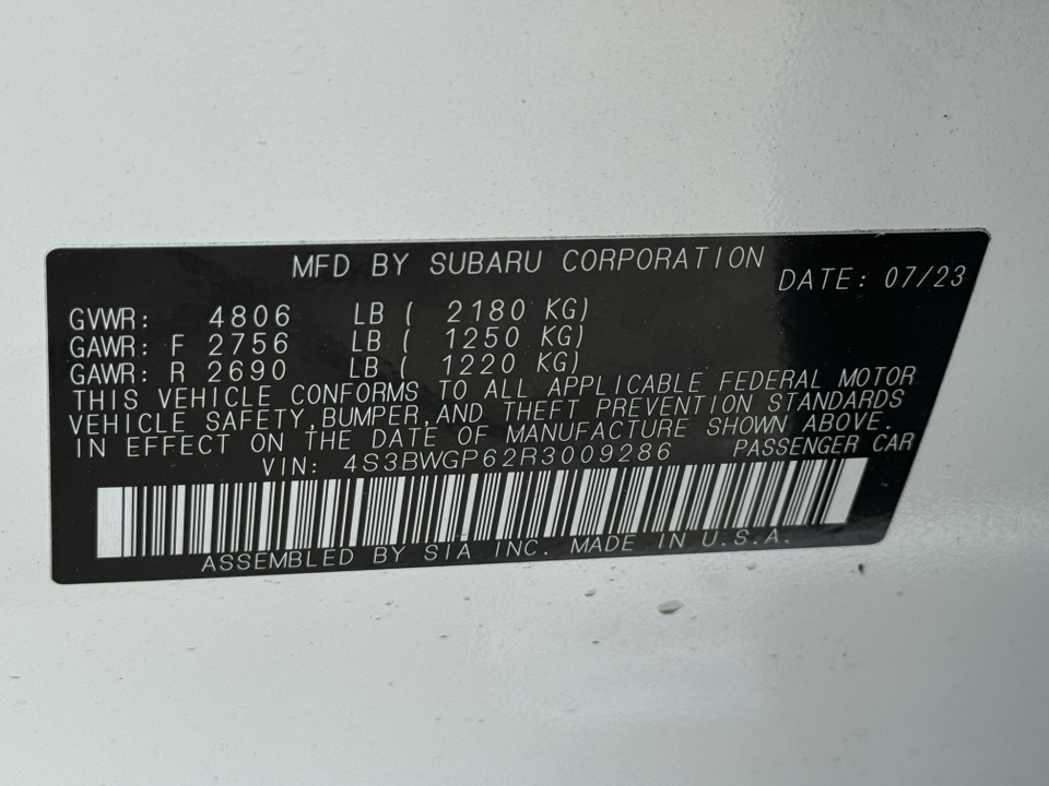 2024 Subaru Legacy Touring XT 46