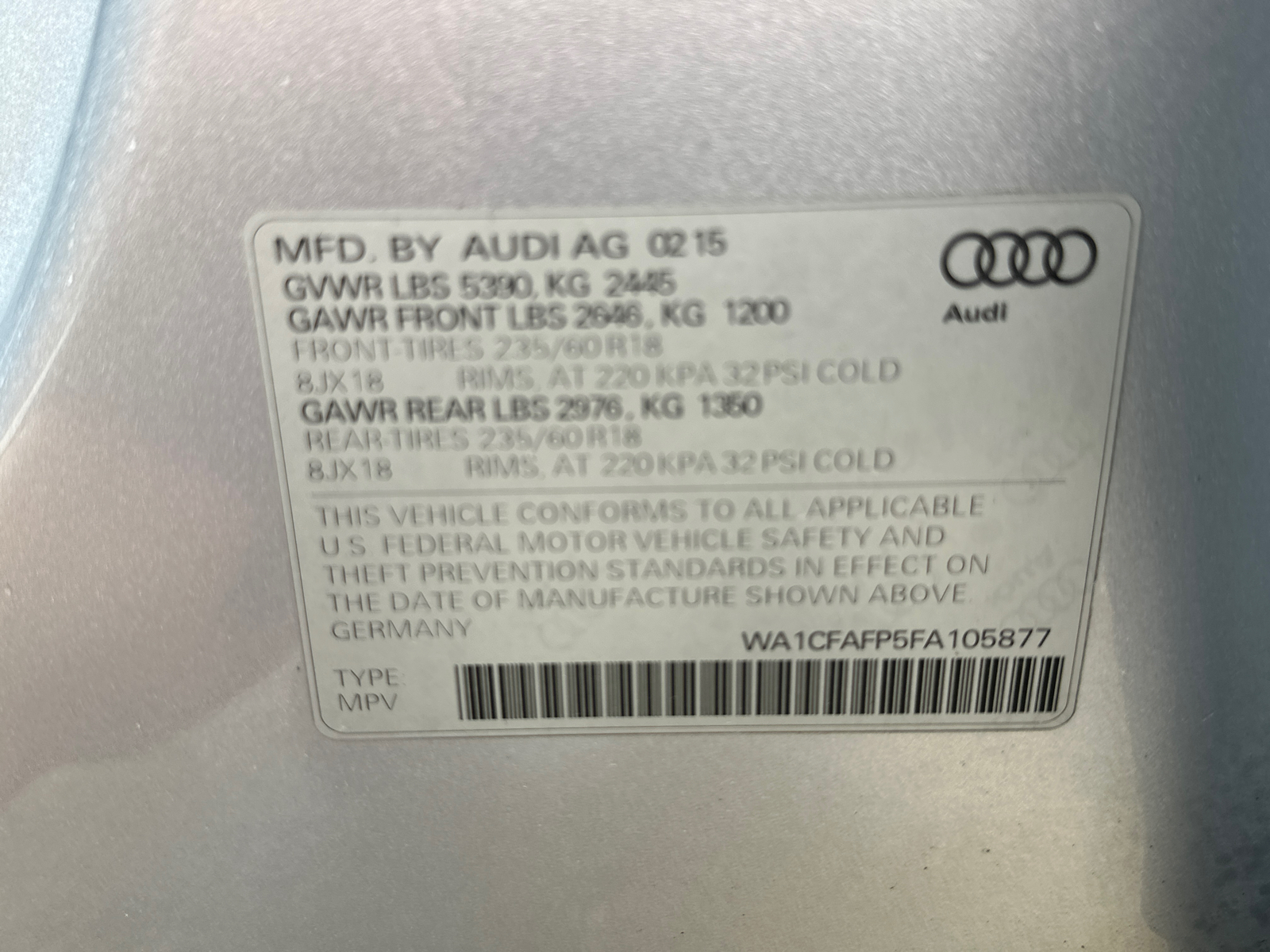 2015 Audi Q5  43