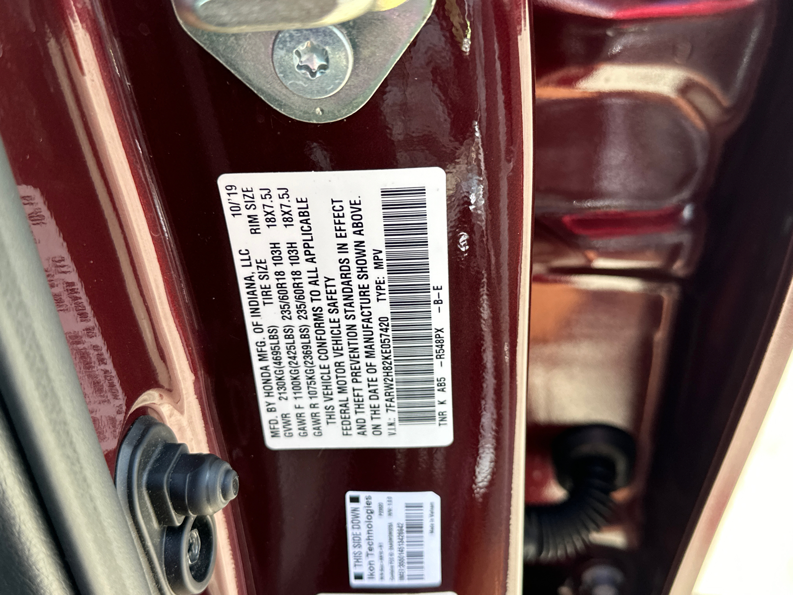 2019 Honda CR-V EX-L 39