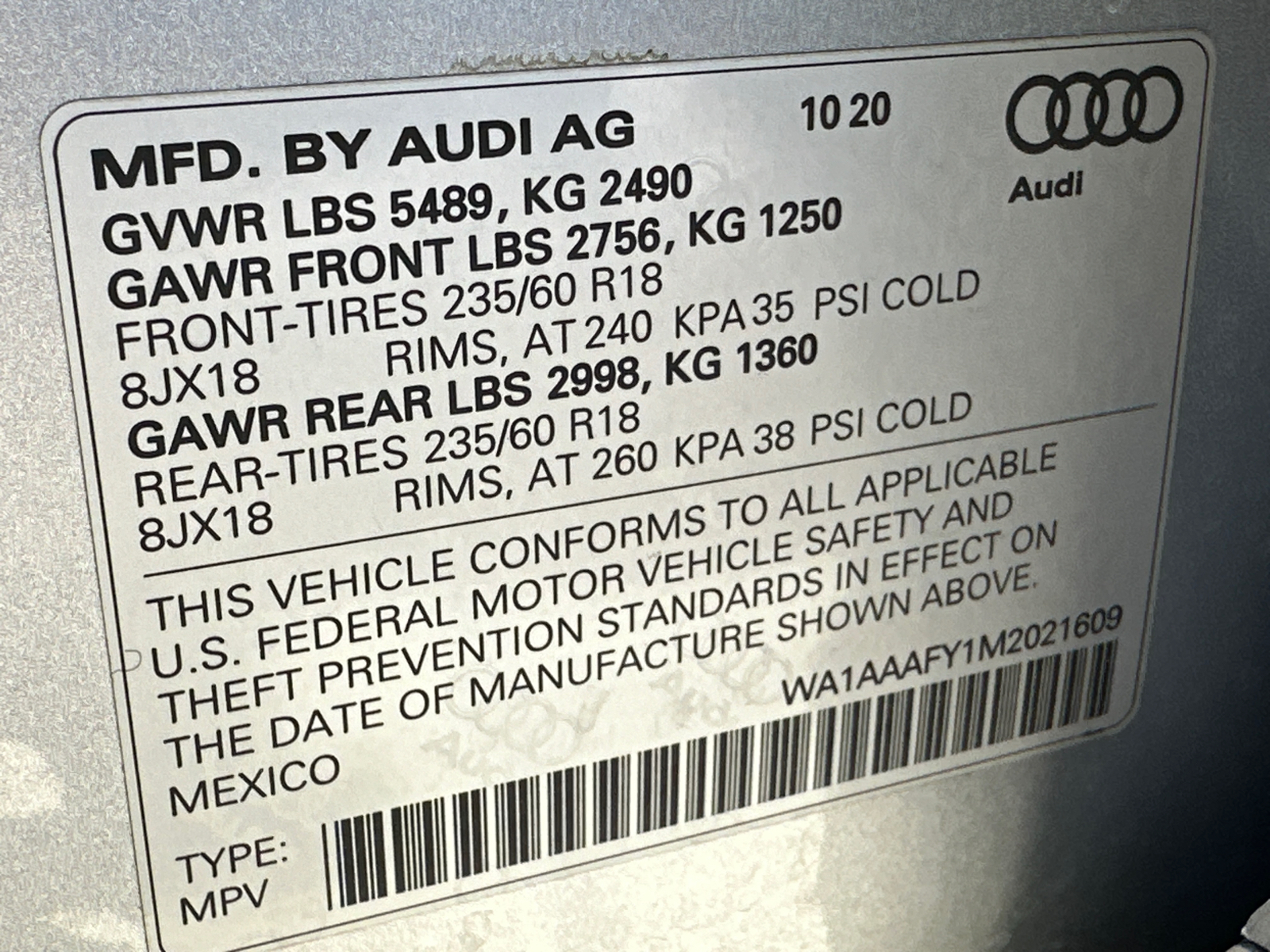 2021 Audi Q5 45 Premium 43