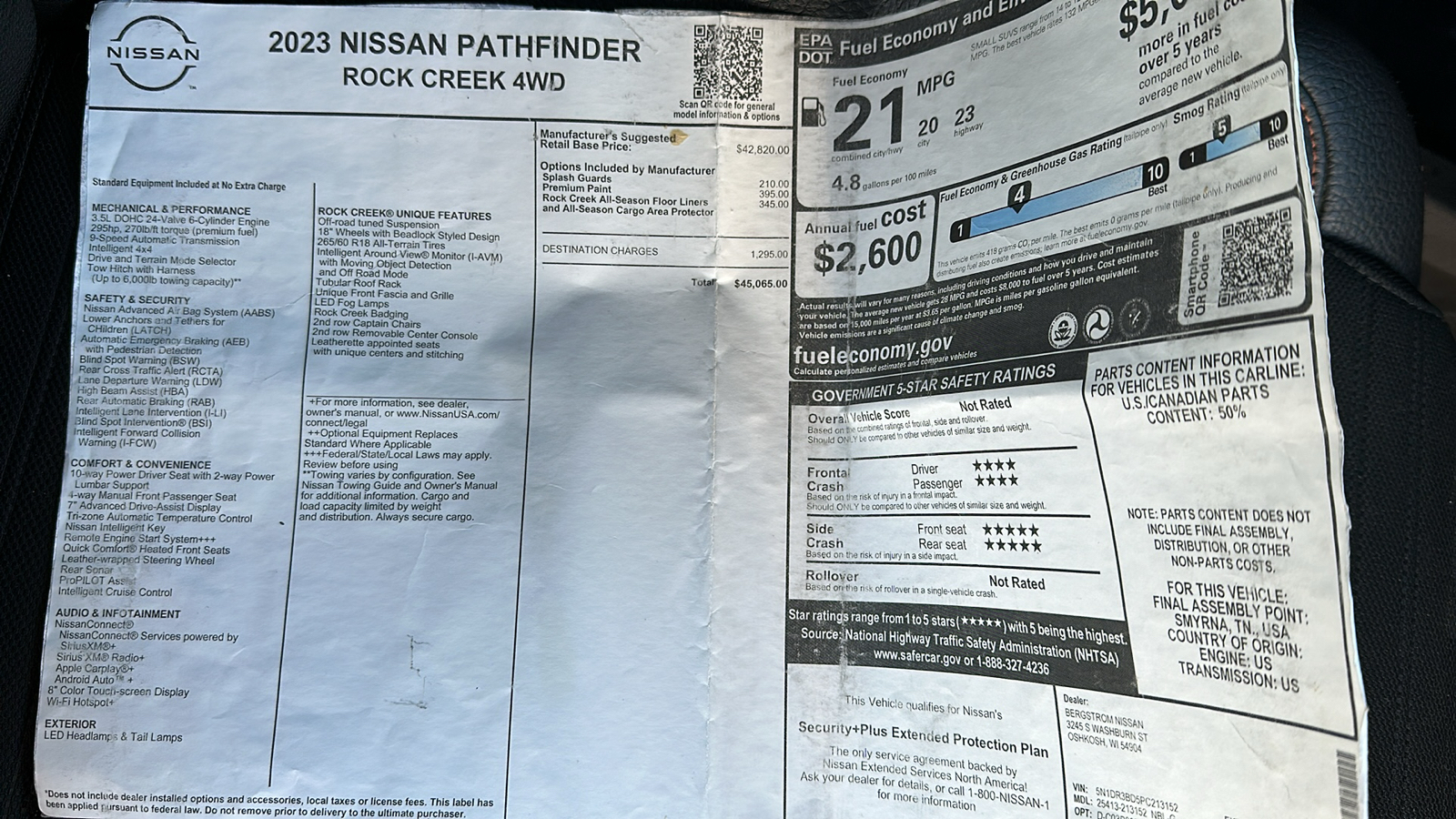 2023 Nissan Pathfinder Rock Creek 32