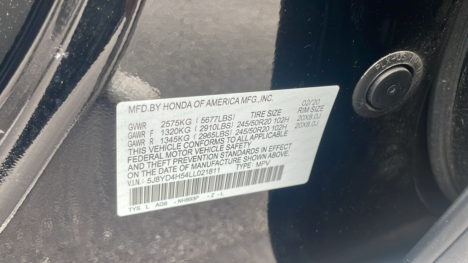 2020 Acura MDX w/Technology Pkg 21