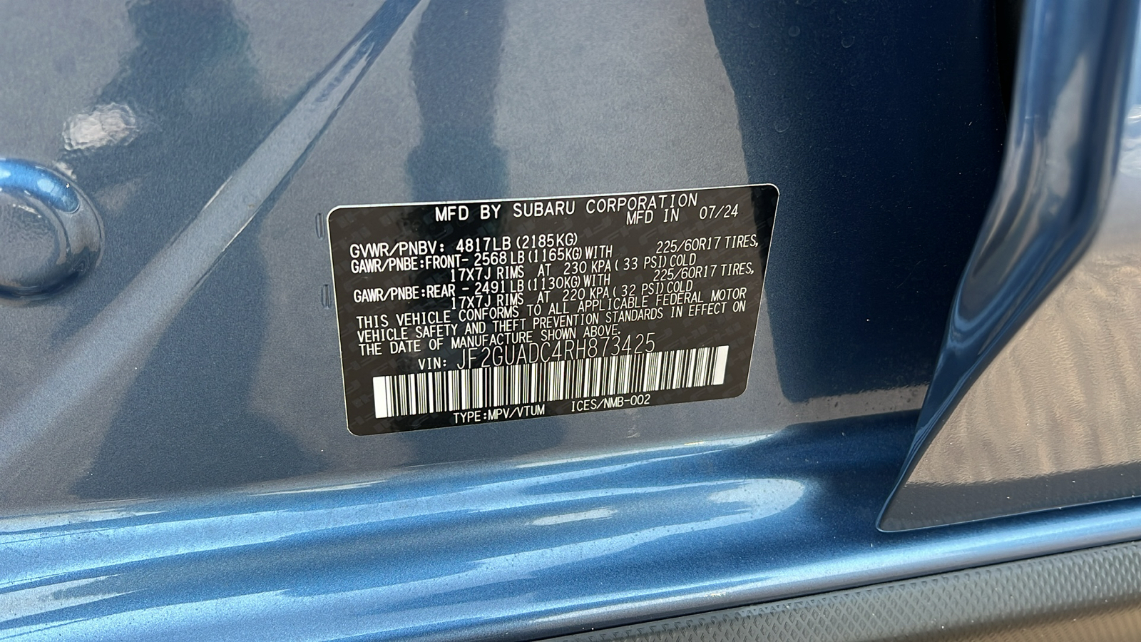 2024 Subaru Crosstrek Premium 34