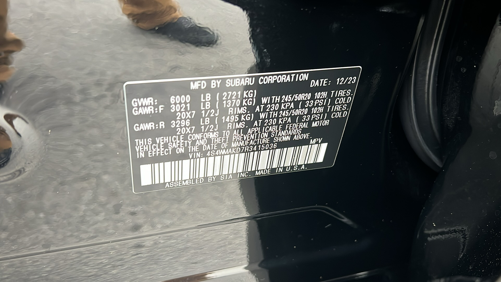 2024 Subaru Ascent Onyx Edition Limited 38