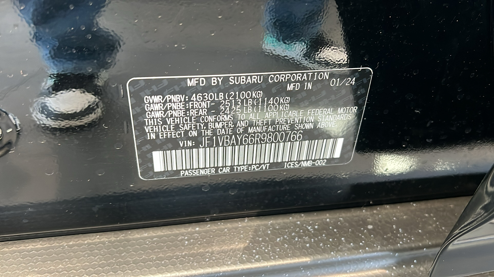 2024 Subaru WRX TR 33
