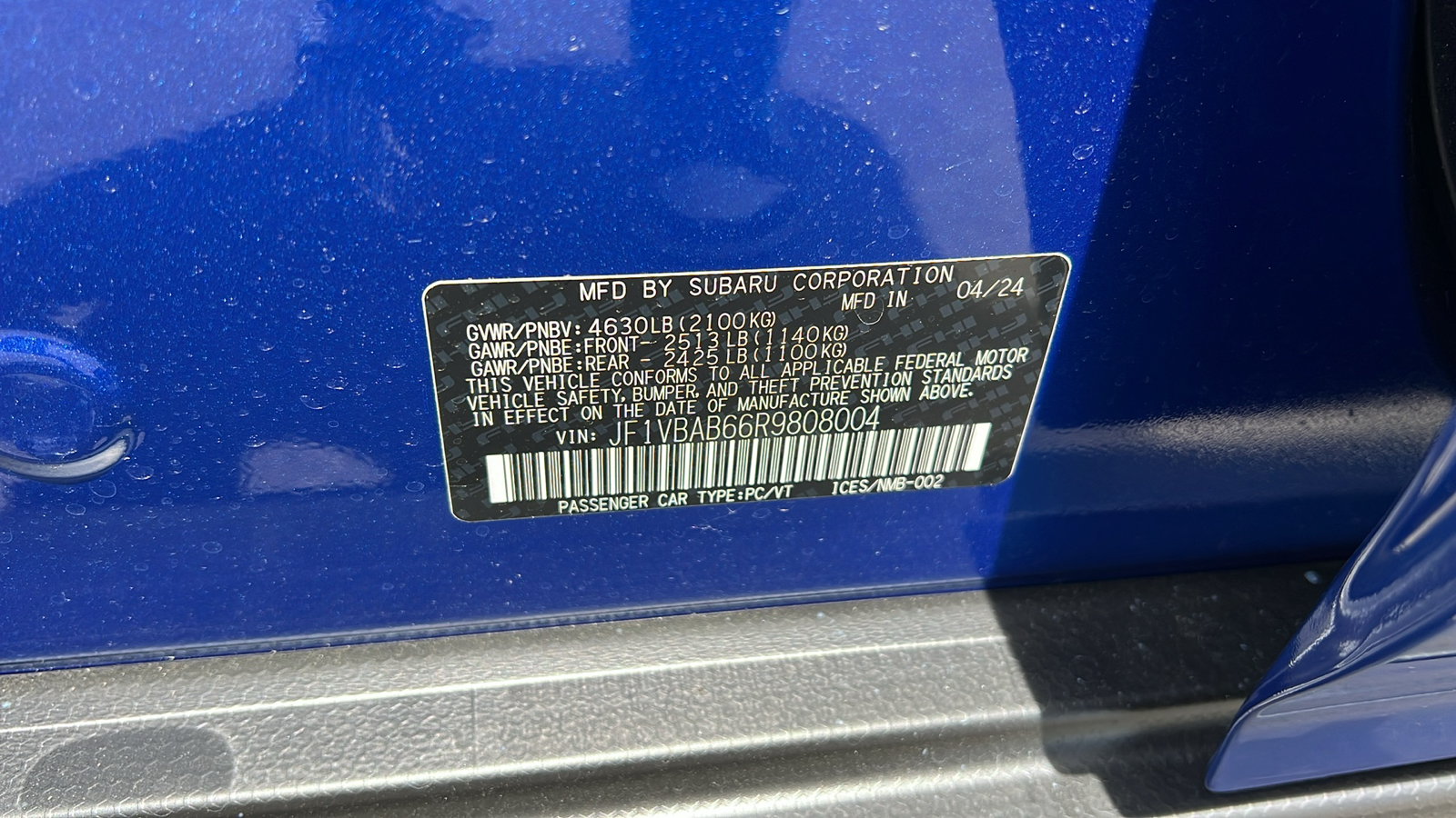 2024 Subaru WRX  31