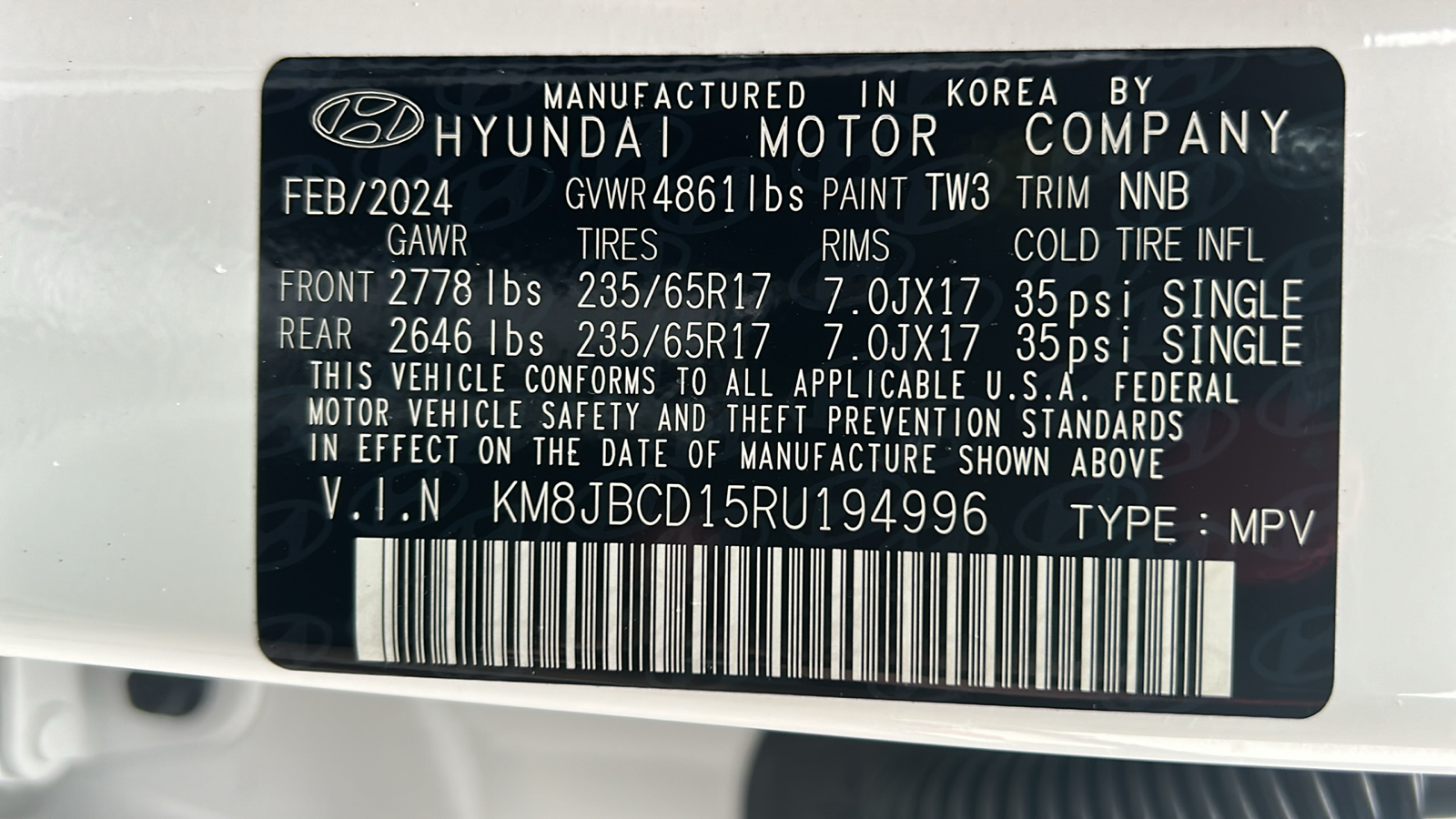 2024 Hyundai Tucson Hybrid Blue 28