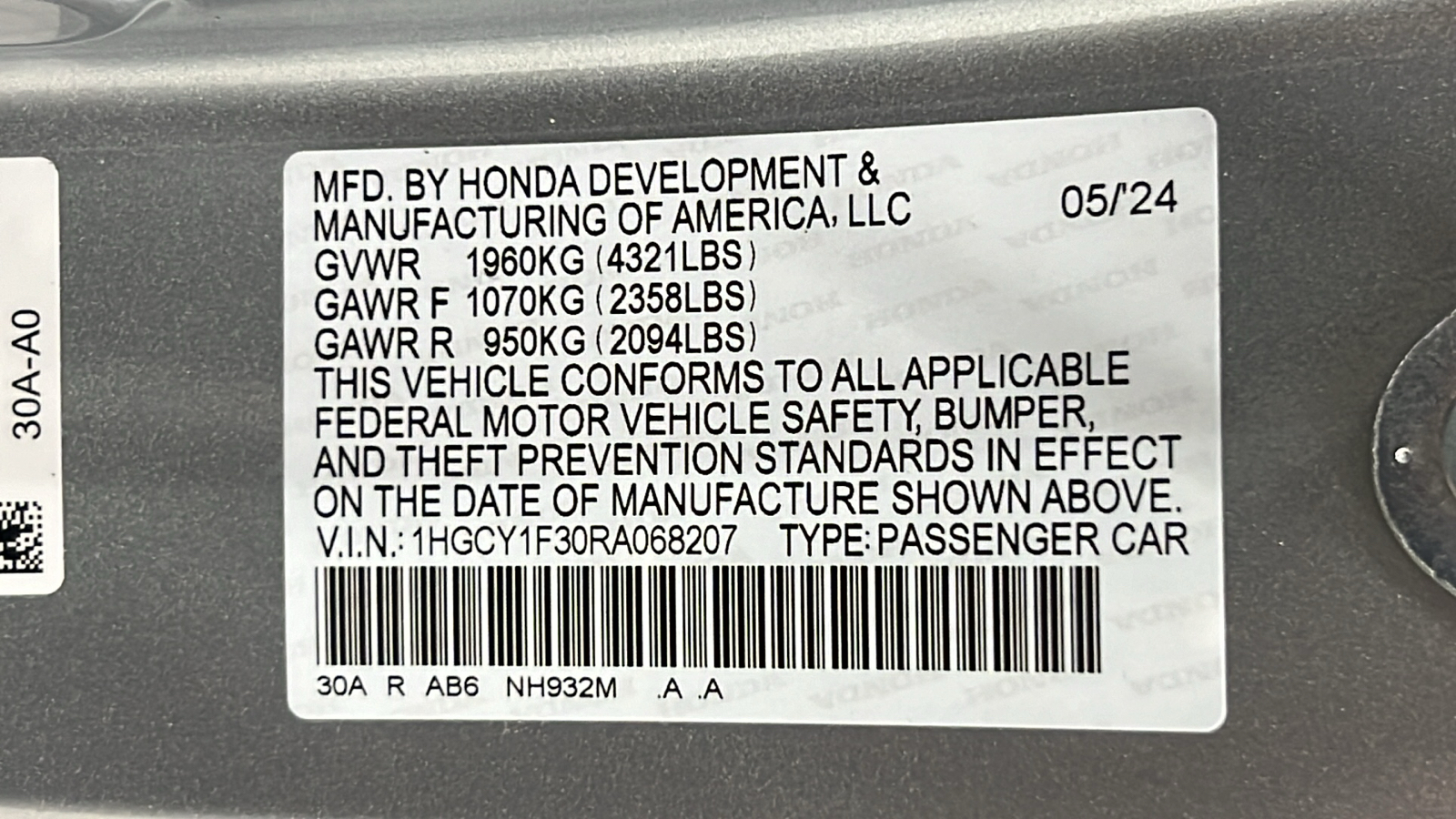 2024 Honda Accord EX 27