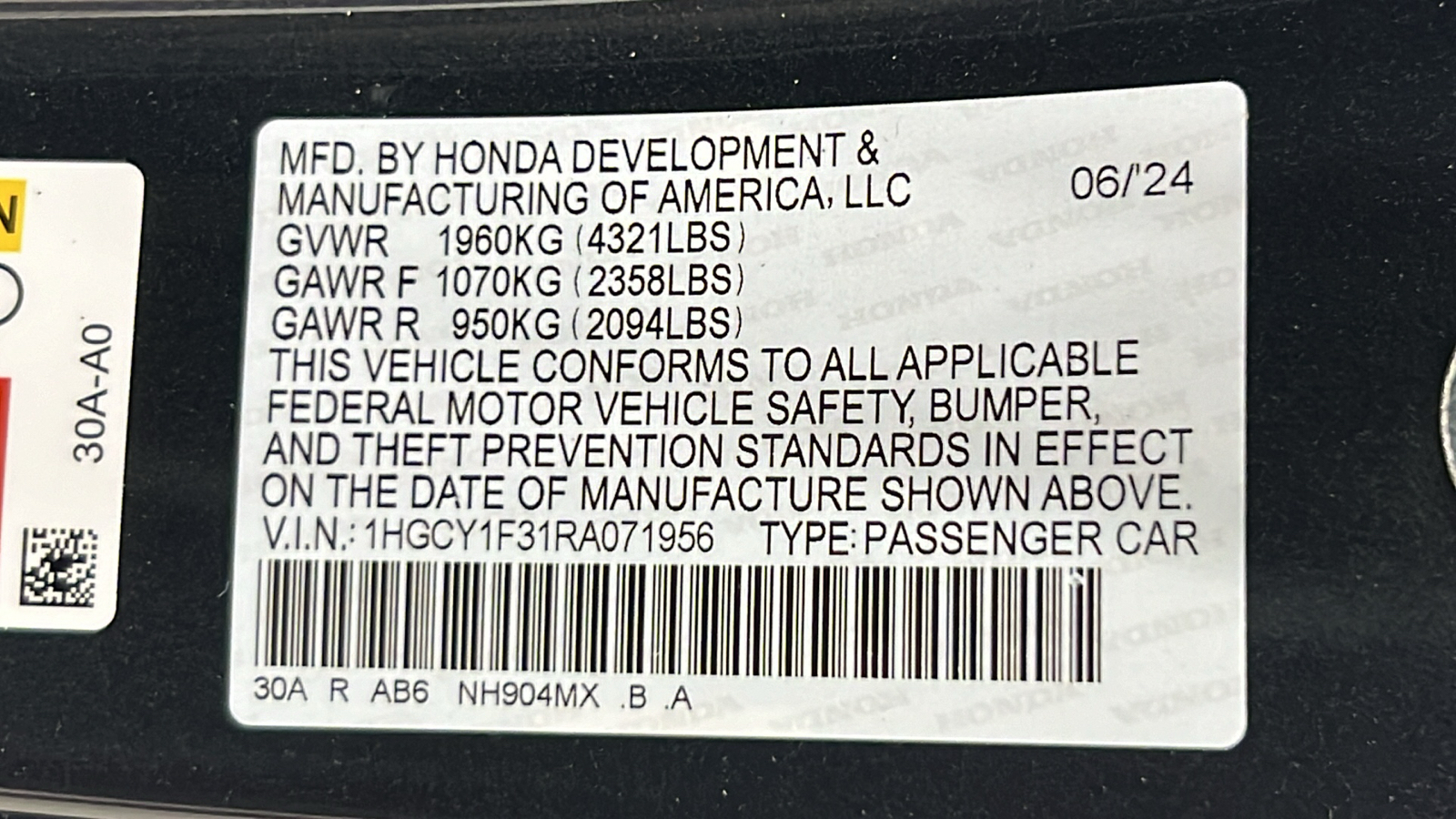 2024 Honda Accord EX 27