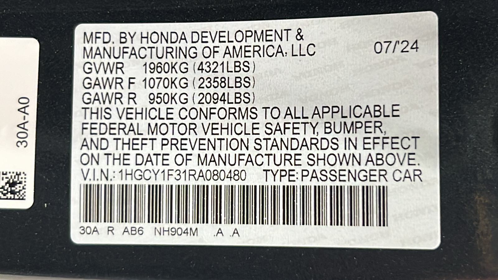 2024 Honda Accord EX 27