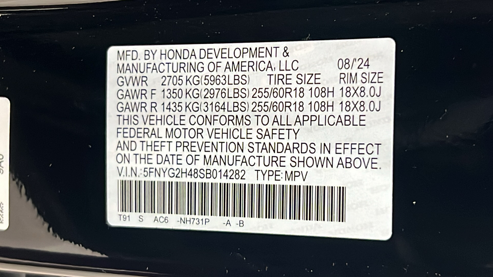 2025 Honda Pilot EX-L 28