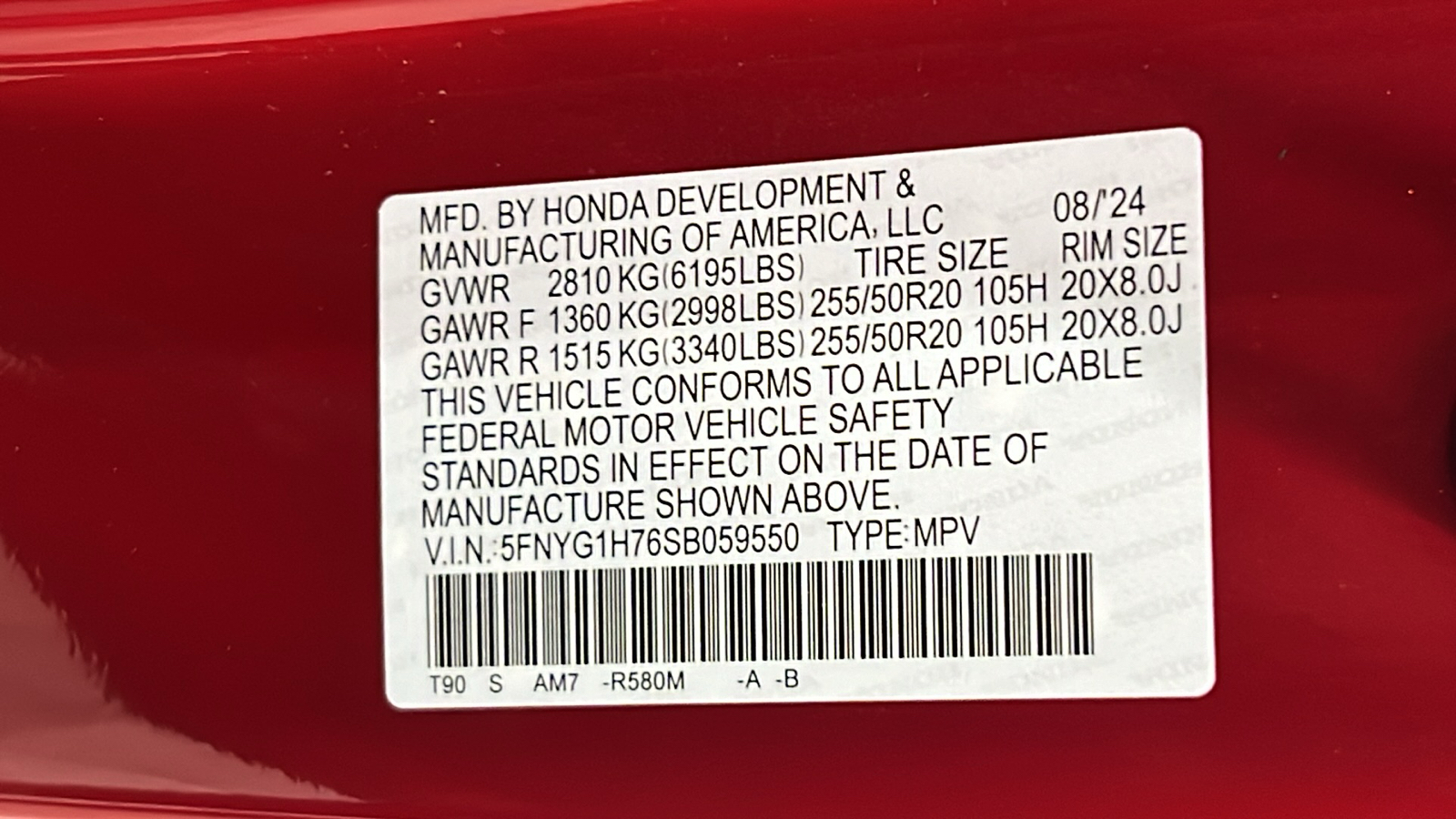 2025 Honda Pilot Touring 31