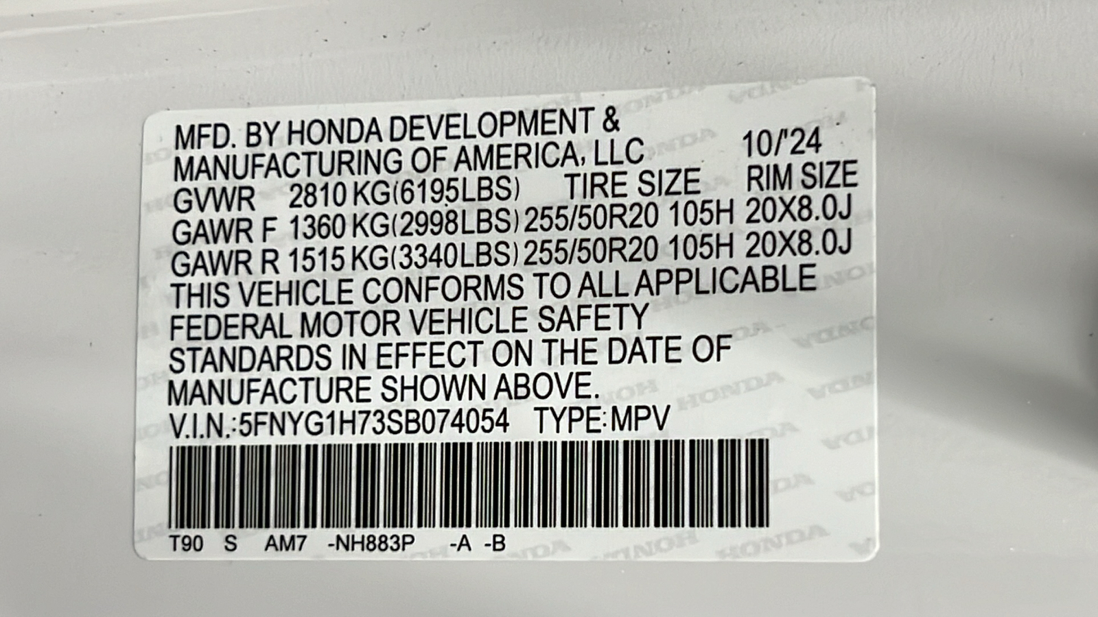 2025 Honda Pilot Touring 31