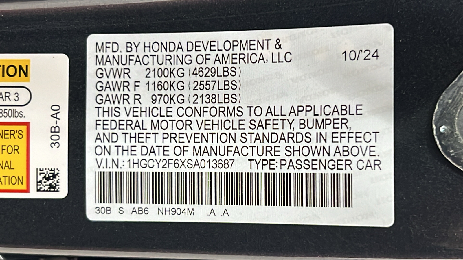 2025 Honda Accord Hybrid EX-L 29