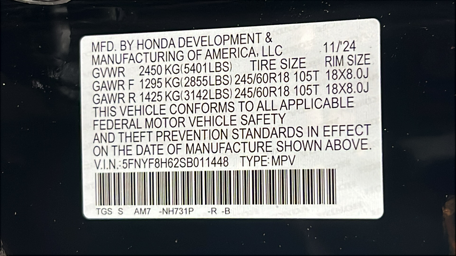 2025 Honda Passport TrailSport 30