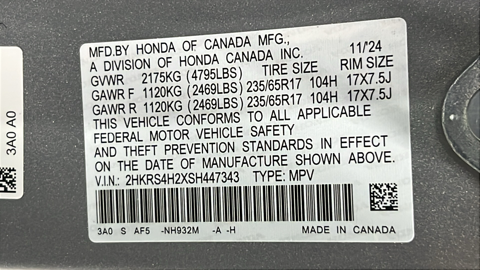 2025 Honda CR-V LX 28