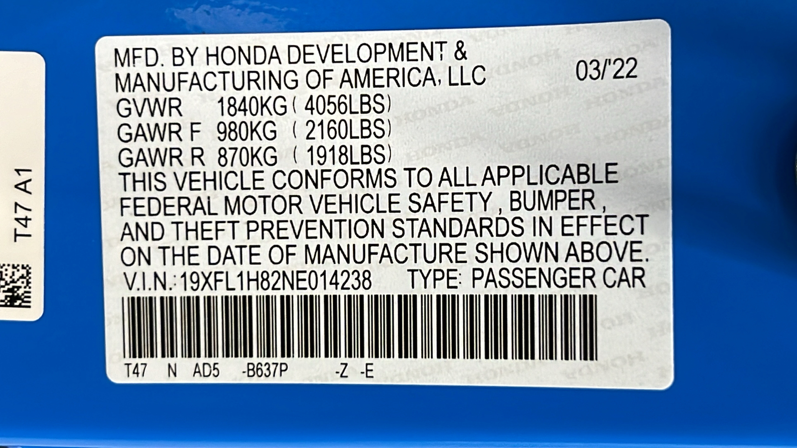 2022 Honda Civic Sport Touring 28