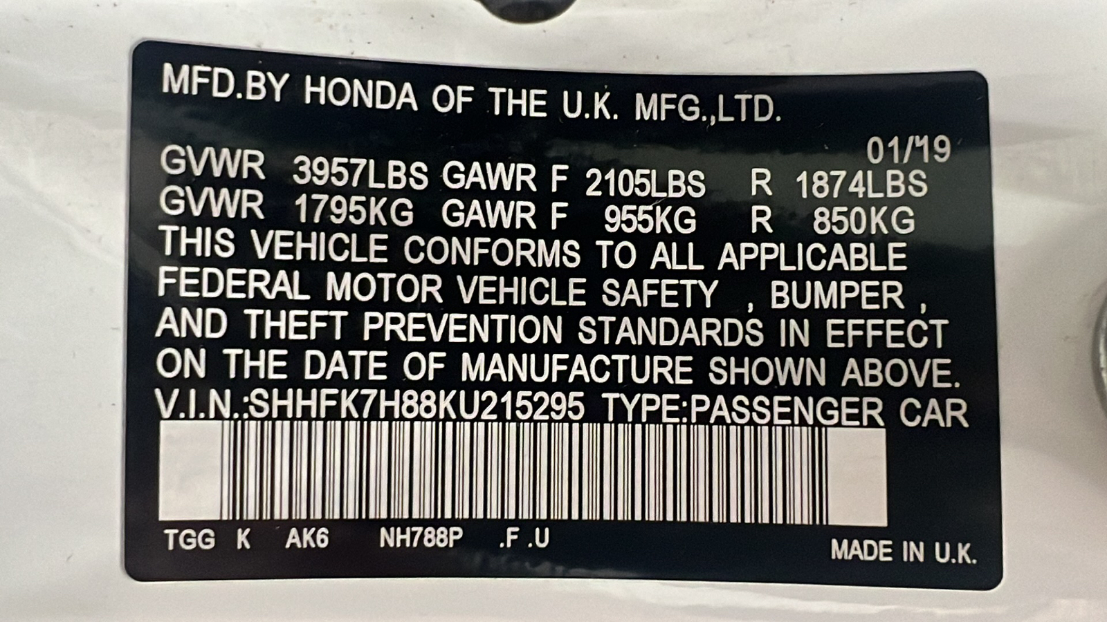 2019 Honda Civic EX-L 29