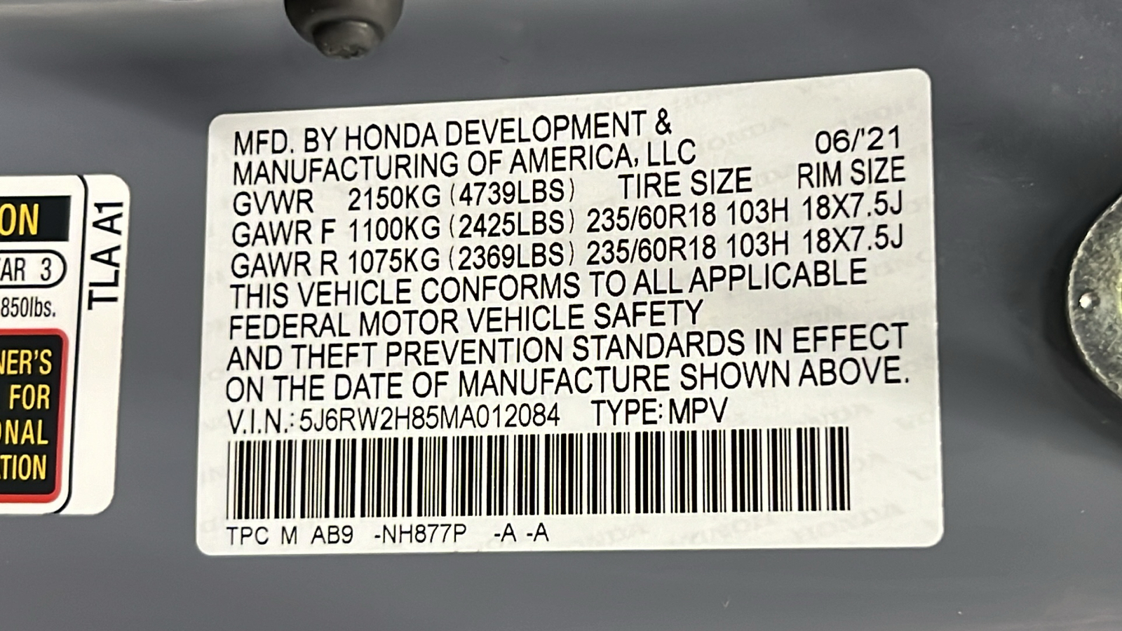 2021 Honda CR-V EX-L 29