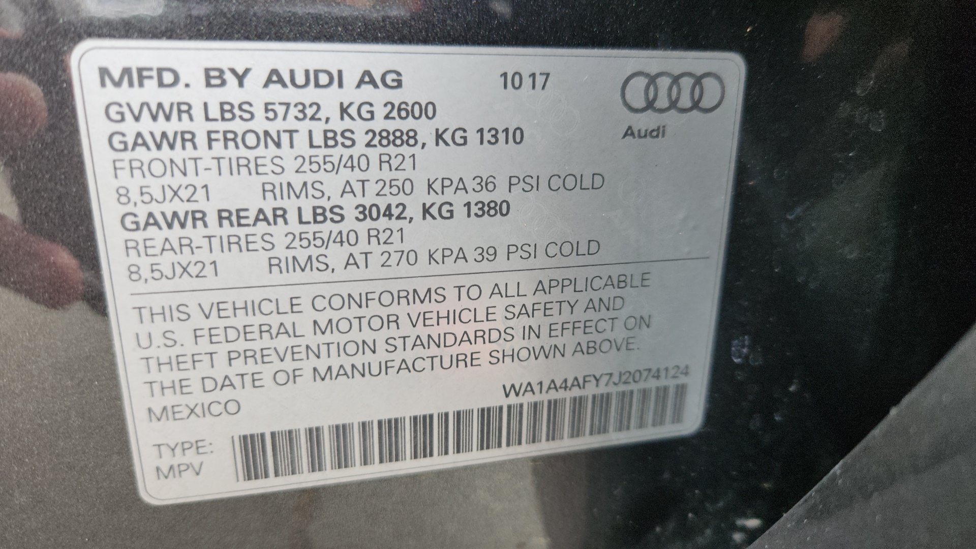 2018 Audi SQ5 3.0T Prestige 26