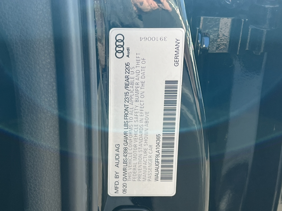 2020 Audi A3 2.0T Premium 35