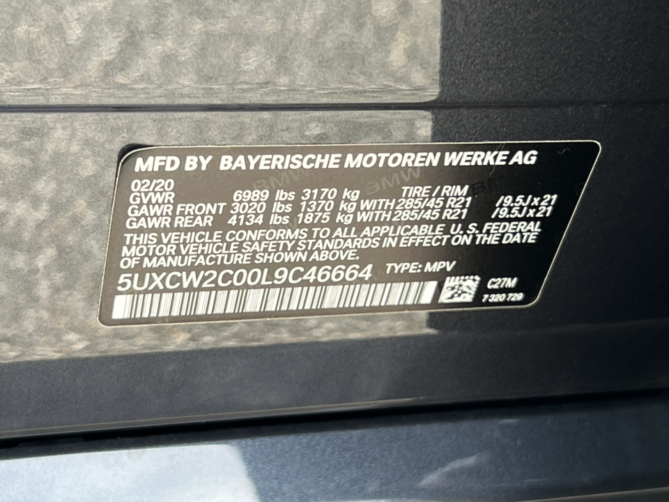 2020 BMW X7 xDrive40i 36