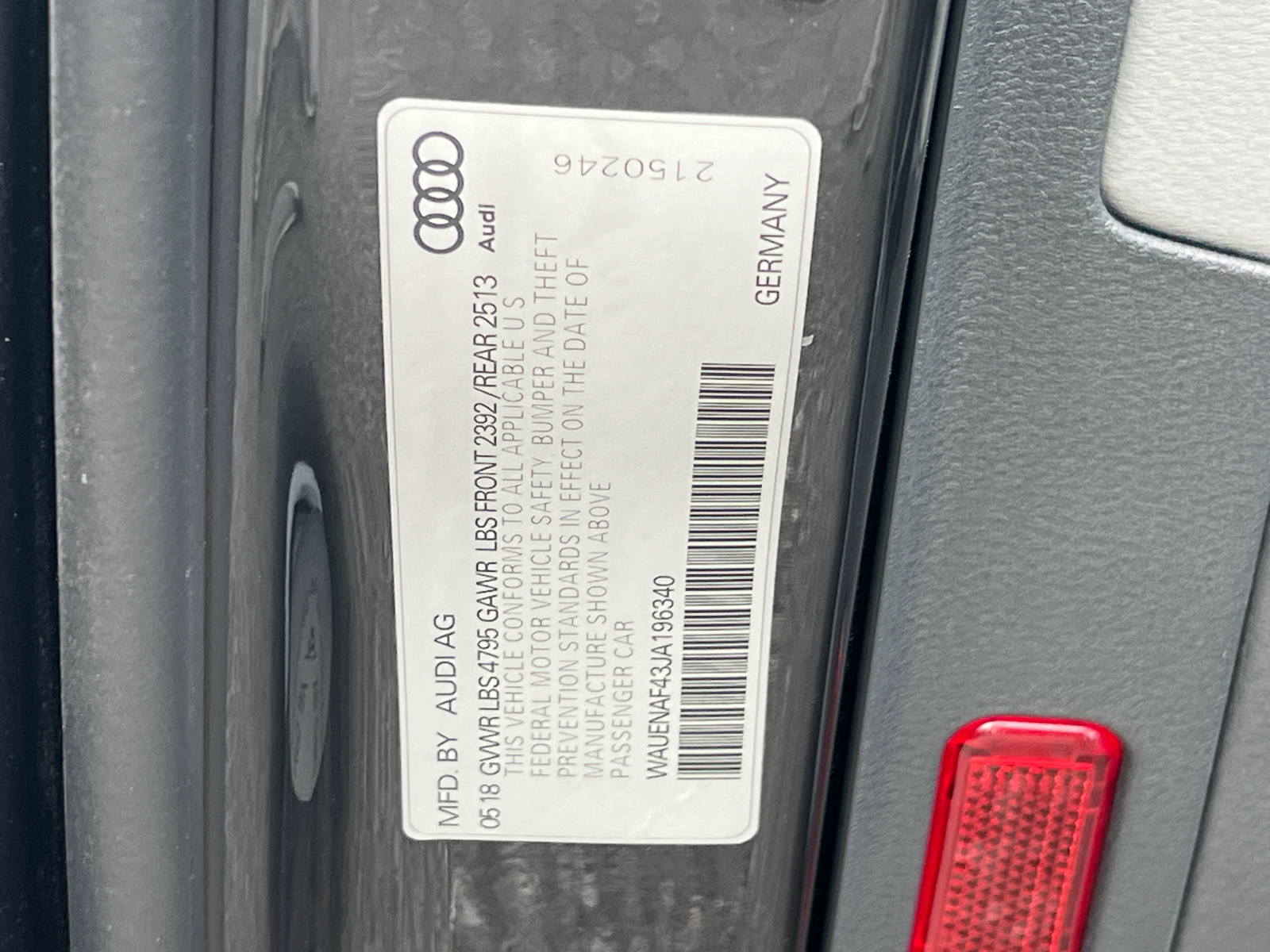 2018 Audi A4 2.0T Premium Plus 36