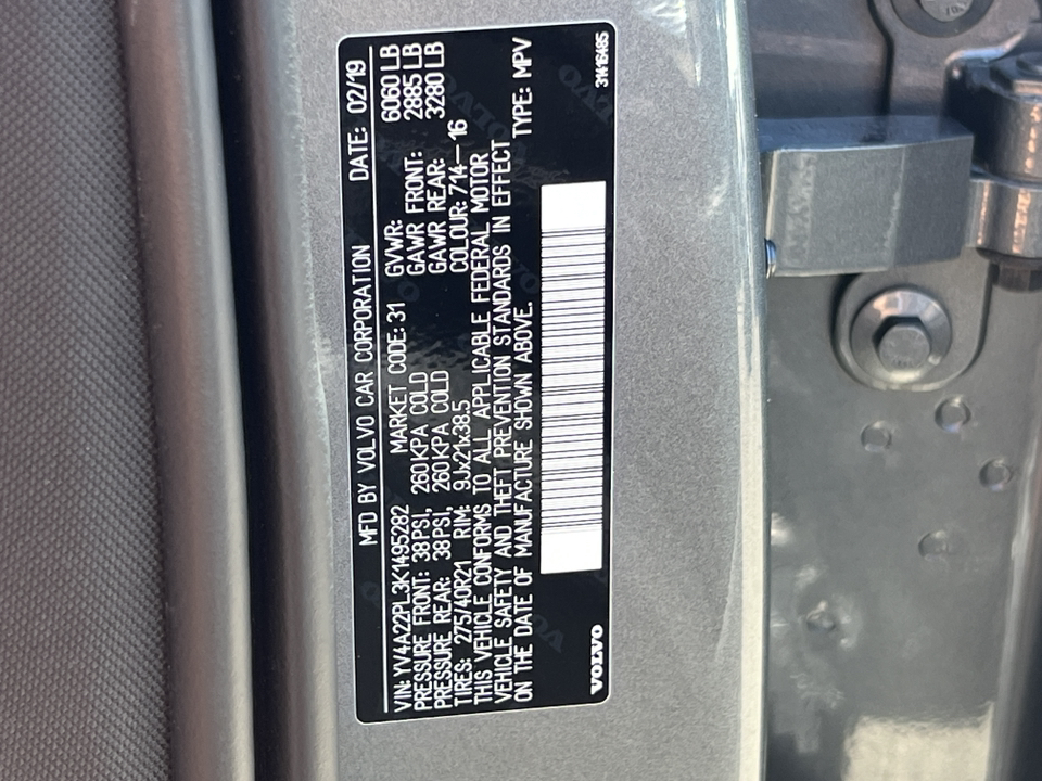 2019 Volvo XC90 T6 Inscription 36