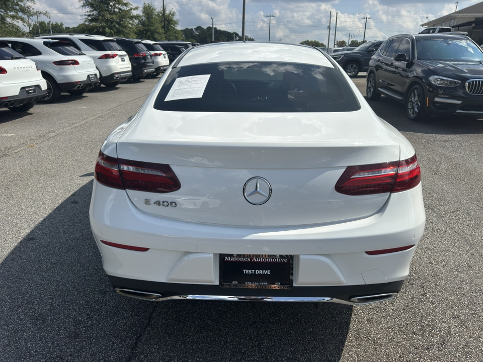 2018 Mercedes-Benz E-Class E 400 4