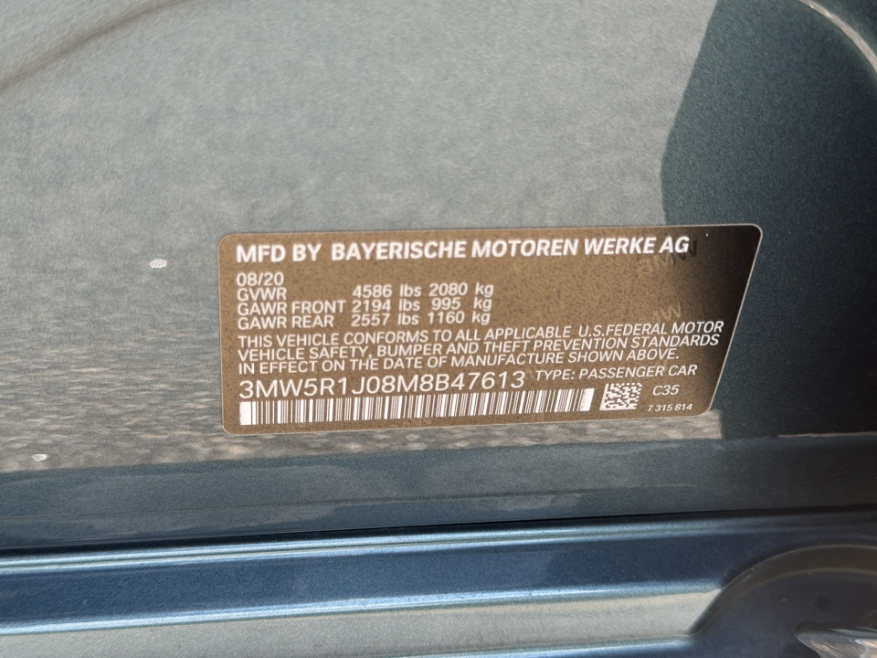 2021 BMW 3 Series 330i 35