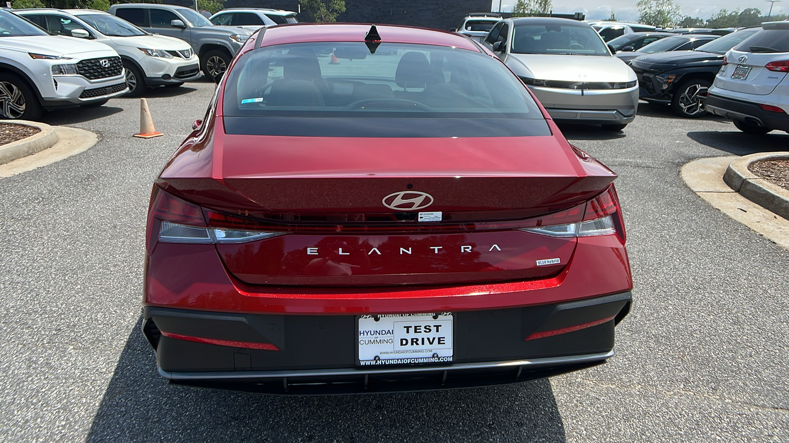 2024 Hyundai Elantra Hybrid Blue 4