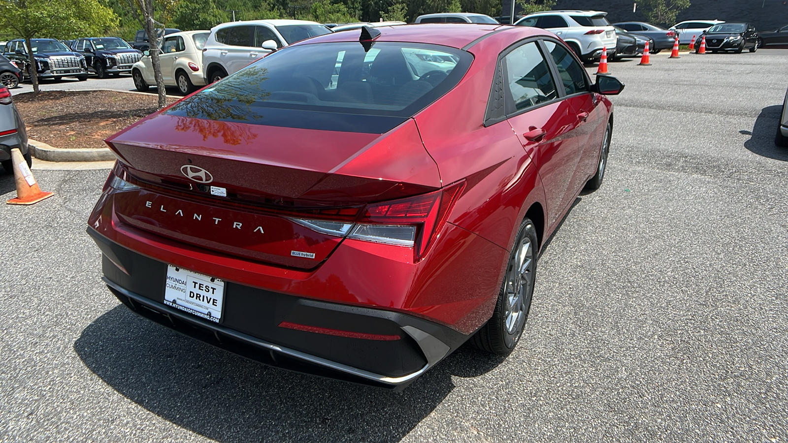 2024 Hyundai Elantra Hybrid Blue 5