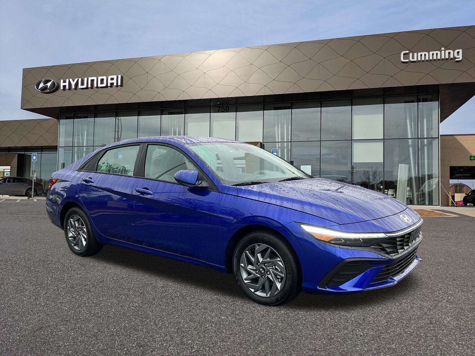 2024 Hyundai Elantra Hybrid Blue 1