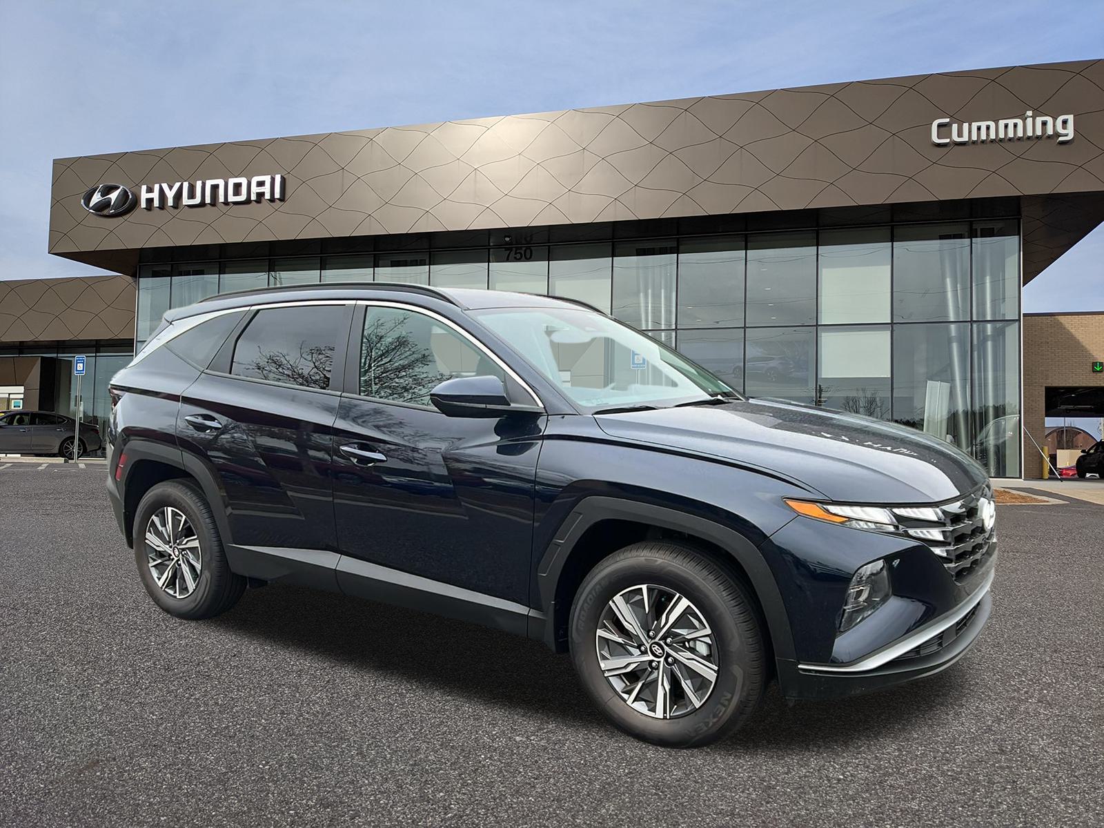 2024 Hyundai Tucson Hybrid Blue 1