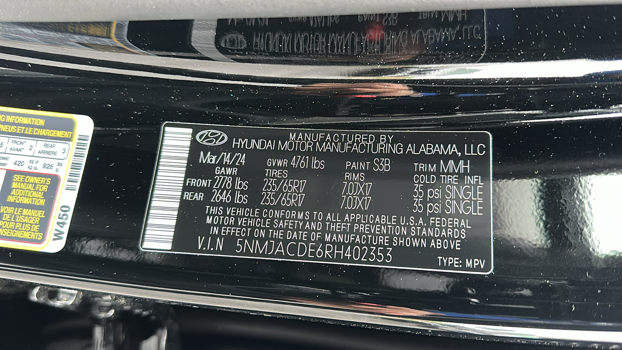 2024 Hyundai Tucson SE 9