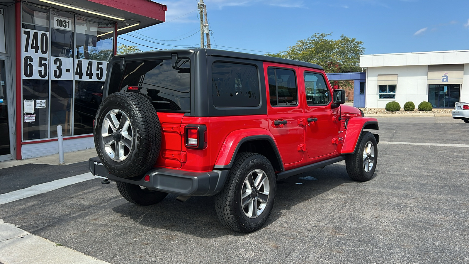 2020 Jeep Wrangler Unlimited Sahara 8