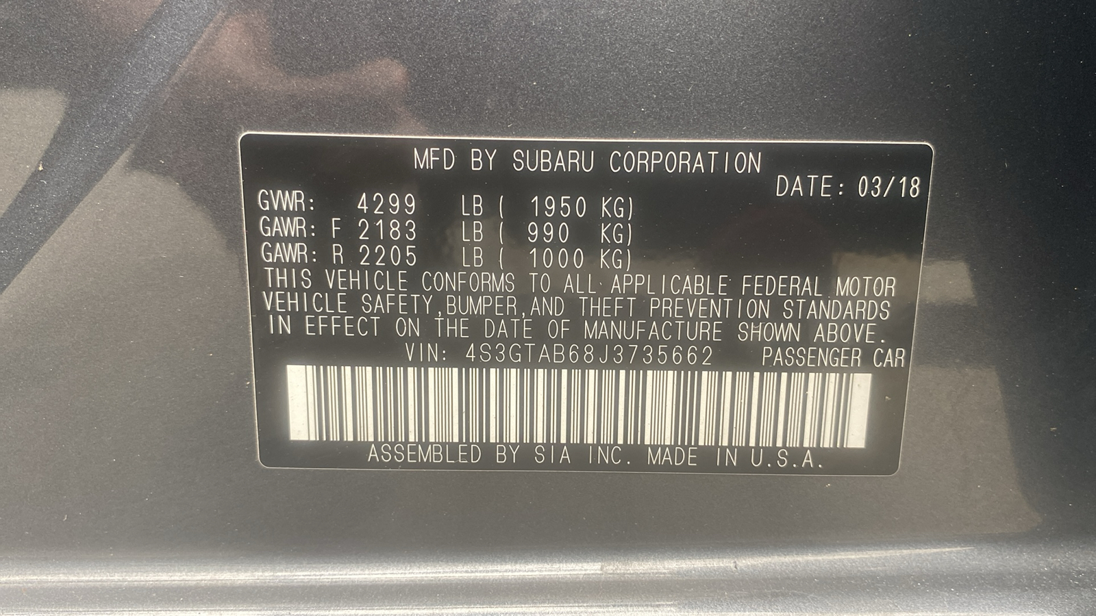 2018 Subaru Impreza Premium 21